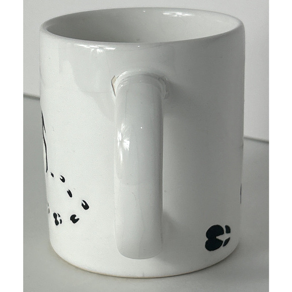 Rare Waechtersbach White Embossed Deer Hooves Coffee Cocoa Tea Mug Germany READ - Picture 2 of 8